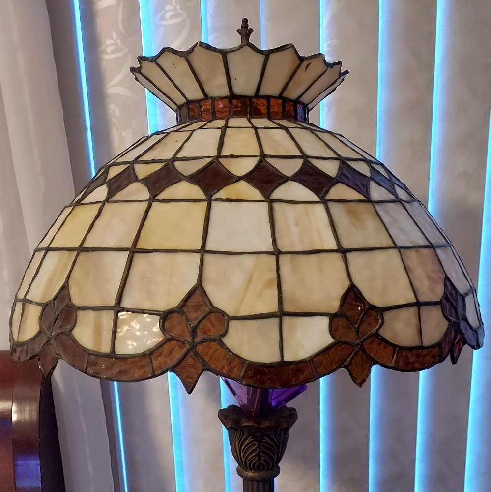 2 Vintage Tiffany Lamps